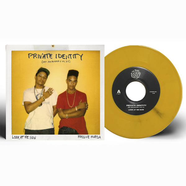 Look At Me Now - Yellow/Gold 7" Vinyl w/Poster & Sticker (Mc 3-2 & Def Jam Blaster as Private Identity)